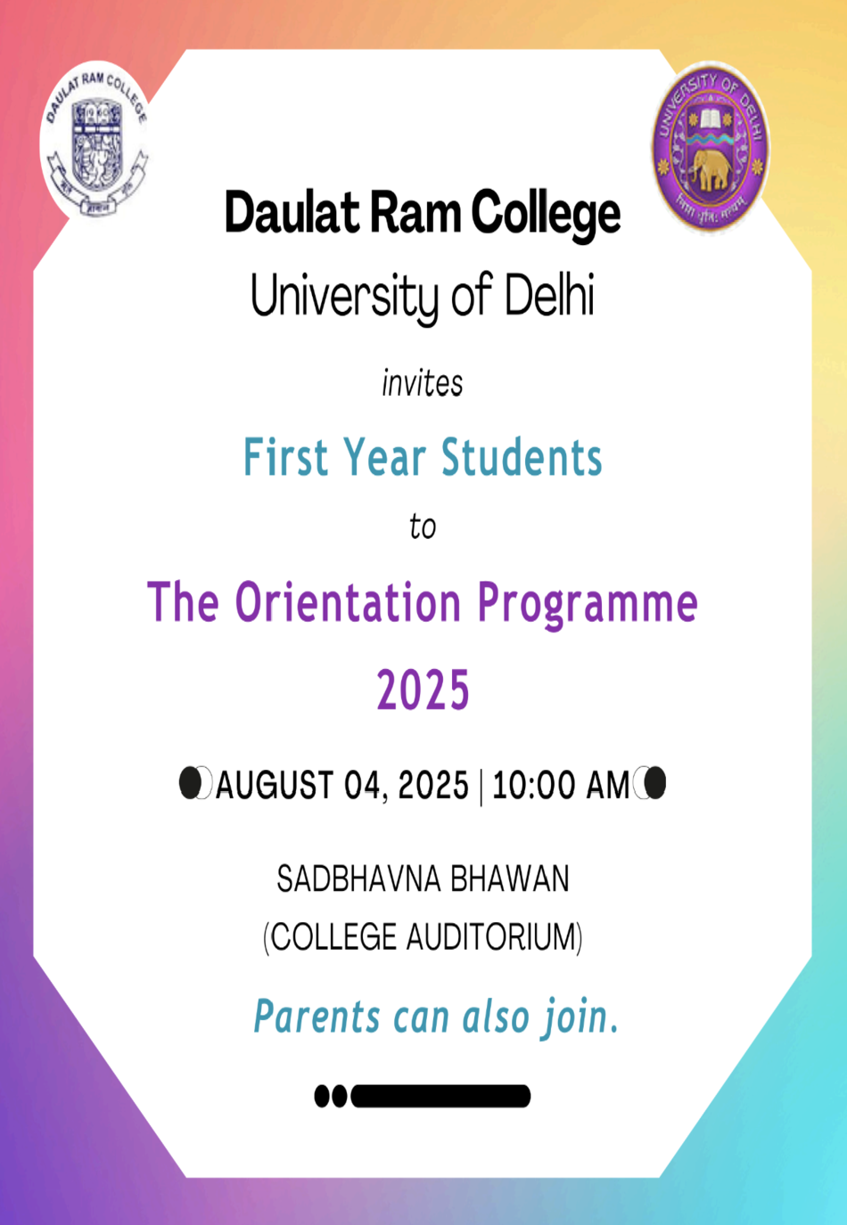 Orientation Program 